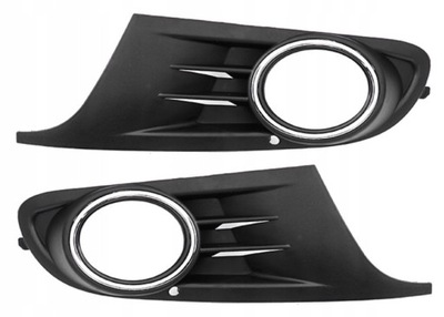 Volkswagen golf vi решітка радіатора рамка протитуманної фари комплект фото №1