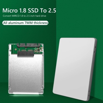 USATA Micro 1.8 cal dysk SSD, aby 2.5 cal Adapter SATA ze stopu alum~1683