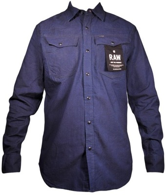 G-STAR RAW koszula REGULAR blue 3301 SHIRT _ M