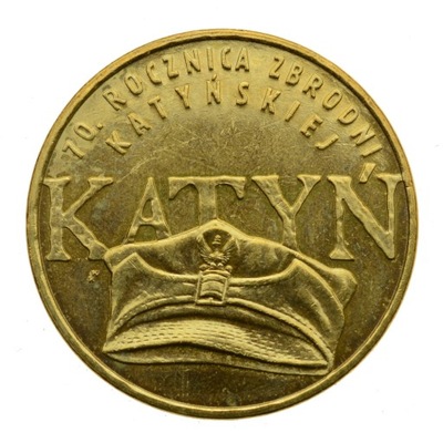 2 złote 2010 - Katyń