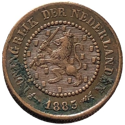 91786. Holandia - 1/2 centa - 1885r.