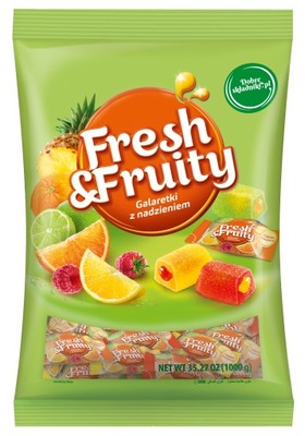 Galaretki owocowe z sokiem Fresh Fruity Wawel 1kg