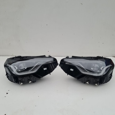 Bmw 2 g42 m2 g87 coupe лампа права ліва перед led shadow line комплект фото №1