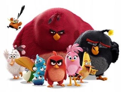 Naprasowanka angry birds Naklejka na koszulke