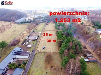 Działka, Częstochowa, 1253 m²