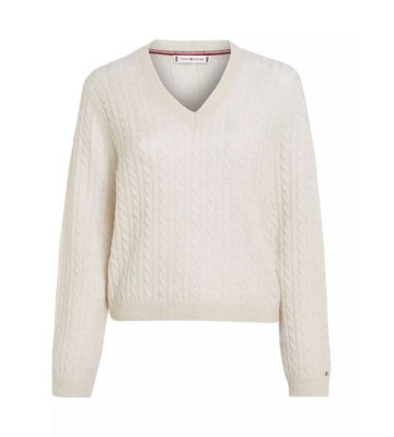 Tommy Hilfiger sweter WW0WW39887 ABH beżowy S