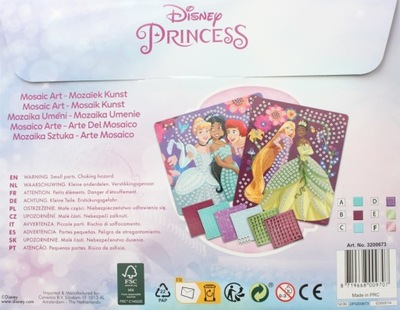 Mozaika piankowa Disney Princess 2 obrazki 3+