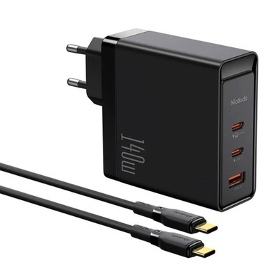 ŁADOWARKA GaN USB-C 140W + KABEL USB-C 240W MCDODO