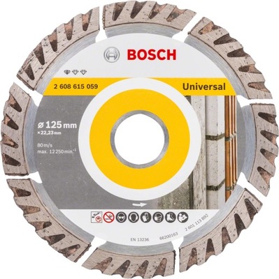 BOSCH PRO DIAMENTOWA TARCZA UNIWERSALNA 125MM