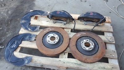 S7 4g a7 суппорты тормозные диски 400mm перед s6 a6 c7 фото №1