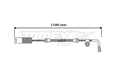 SENSOR KLOCK. HAMULC. BMW 5 E39 UNIVERSAL PARTE TRASERA  