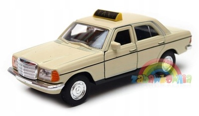 Mercedes-Benz W123 beczka TAXI 1:34-39 model WELLY