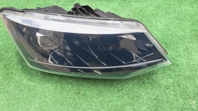 Skoda fabia 3 iii 6v1 лінза+ led лампа передня фото №1