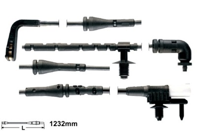 ATE SENSOR DESGASTE ZAPATAS DE FRENADO PARTE TRASERA LAND ROVER RANGE ROVER  