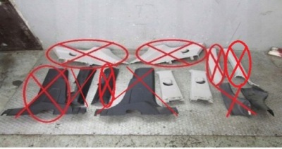 Korando iv 19r накладка стойка порог накладка пластик левая правый  перед задний фото №1