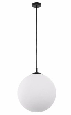 Lampa wisząca E27 Szklana biała mleczna kula 25cm