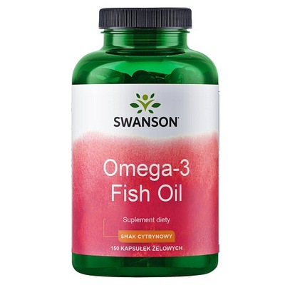 SWANSON OMEGA 3 kwasy OMEGA-3 150k bez GMO EPA DHA