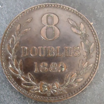 0429 - Guernsey 8 doubles, 1889