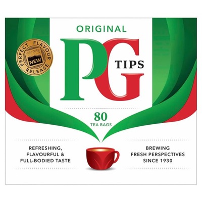 Angielska herbata czarna PG TIPS 80 torebek