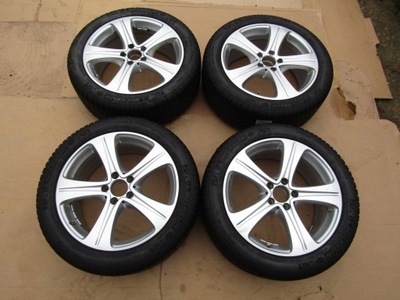 4 PIEZAS LLANTAS RUEDAS 18 MERCEDES E W213 S W221 + NEUMÁTICOS 245/45 DE INVIERNO MICHELIN  