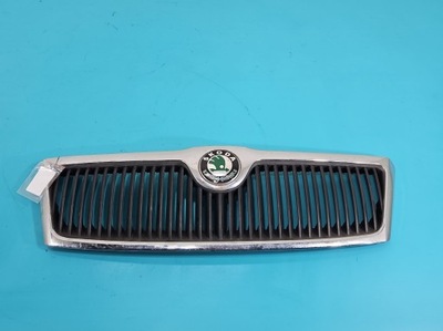 Решётка радиатора решётка радиатора skoda octavia ii 04-08 фото №1