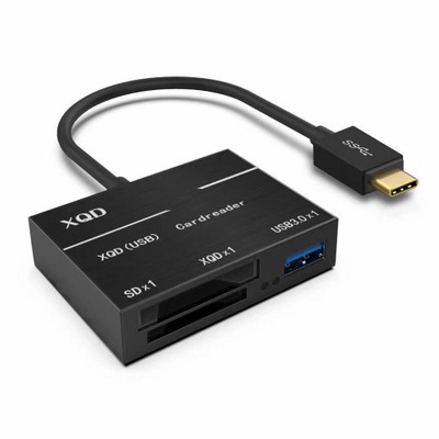 Czytnik kart XQD / SD + USB 3.0 na USB-C USB3.1