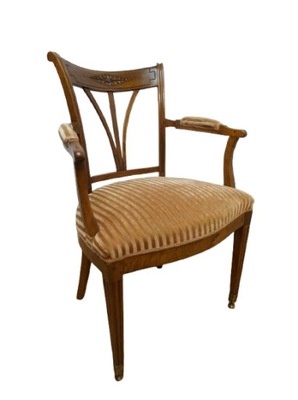 ZGRABNY FOTEL DO BIURKA DĄB