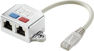 Rozdzielacz splitter 2x RJ45 LAN