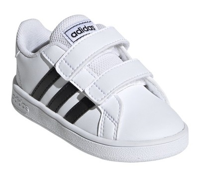 18 BUTY ADIDAS BIAŁE EF0118 NA RZEPY DZIECIĘCE