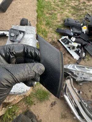 Пластик накладка стійка a ліва toyota rav4 v 60118 фото №1