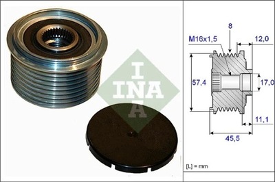 INA 535006910 EMBRAGUE ALT.  