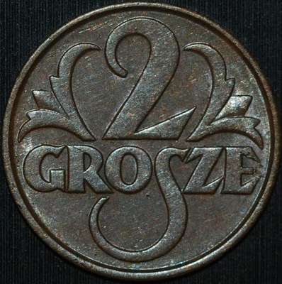 2 grosze 1931 - około menniczy egzemplarz