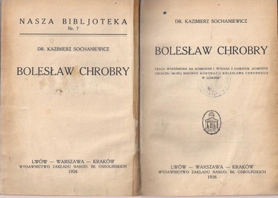 Bolesław Chrobry Sochaniewicz wyd 1926