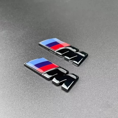 2 SZT. BMW M Pakiet emblemat znaczek logo błotniki power