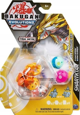 BAKUGAN EVOLUTIONS PLATINUM METAL SHARKTAR WIDOW