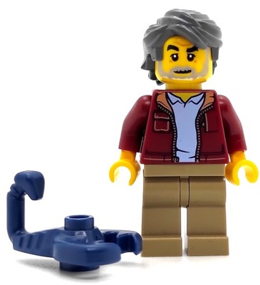 LEGO Minifigurka Facet ze Skorpionem BAM,NOWE