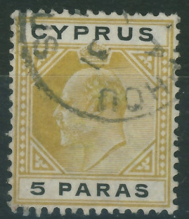 Cyprus 5 paras - Król Eduard VII