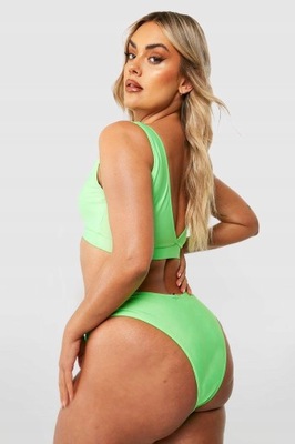 BIKINI FIGI NEON WMW NG2__50 BOOHOO ZIELONY DÓŁ OD