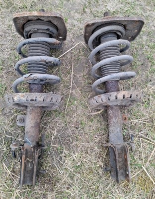 Амортизатор пружина перед левый правый fiat scudo ii citroen jumpy expert 07 фото №1