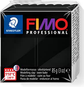 FIMO PROFESSIONAL Masa Plastyczna 85g Czarny