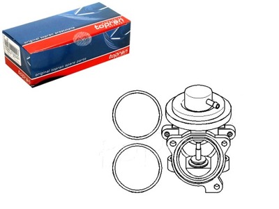 Topran клапан egr audi a2 1.4 tdi 8z0 фото №1