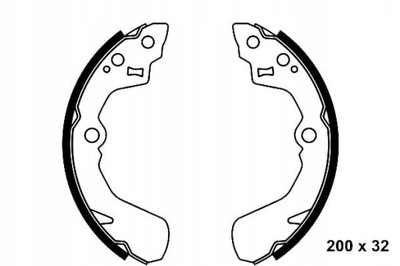 КОЛОДКИ ГАЛЬМІВНИЙ SUZUKI BALENO 95-02