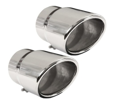 END EXHAUSTION SILENCER 2 PC. INOX CHROME AUDI Q7  