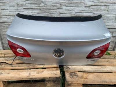 Vw passat cc крышка багажника багажника серебристая фото №1