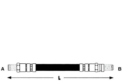 Lpr шланг гальмівний t ford ka 1.3 96- lpr фото №1
