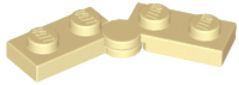 LEGO PŁYTKA ZAWIAS 1X2 BEŻOWY PIASKOWY NR 2429c01