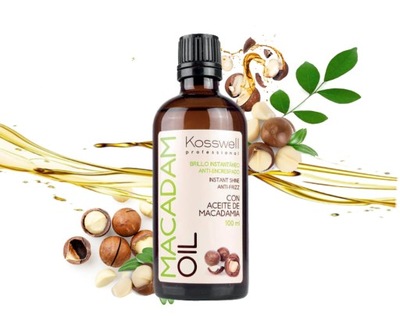 Kosswell naturalny olejek do włosów Makadamia Oil