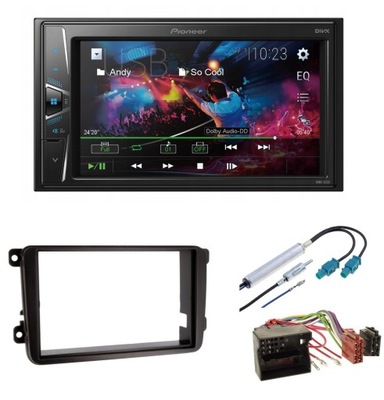 PIONEER DMH-G120 RADIO 2DIN LCD VW CADDY GOLF V VI PASSAT B6 T5 MULTIVAN  