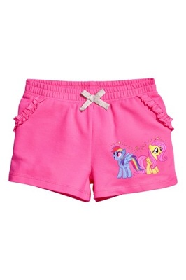 Krótkie spodenki szorty H&M 98/104 My Little Pony