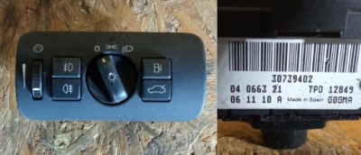 Выключатель света volvo s80 ii v70 iii xc70 iii фото №1